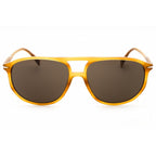 David Beckham DB 1159/S Yellow Horn Brown Sunglasses