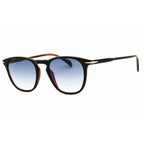 David Beckham DB 1160/S Men Round Sunglasses Shiny Black Gradient Bordeaux