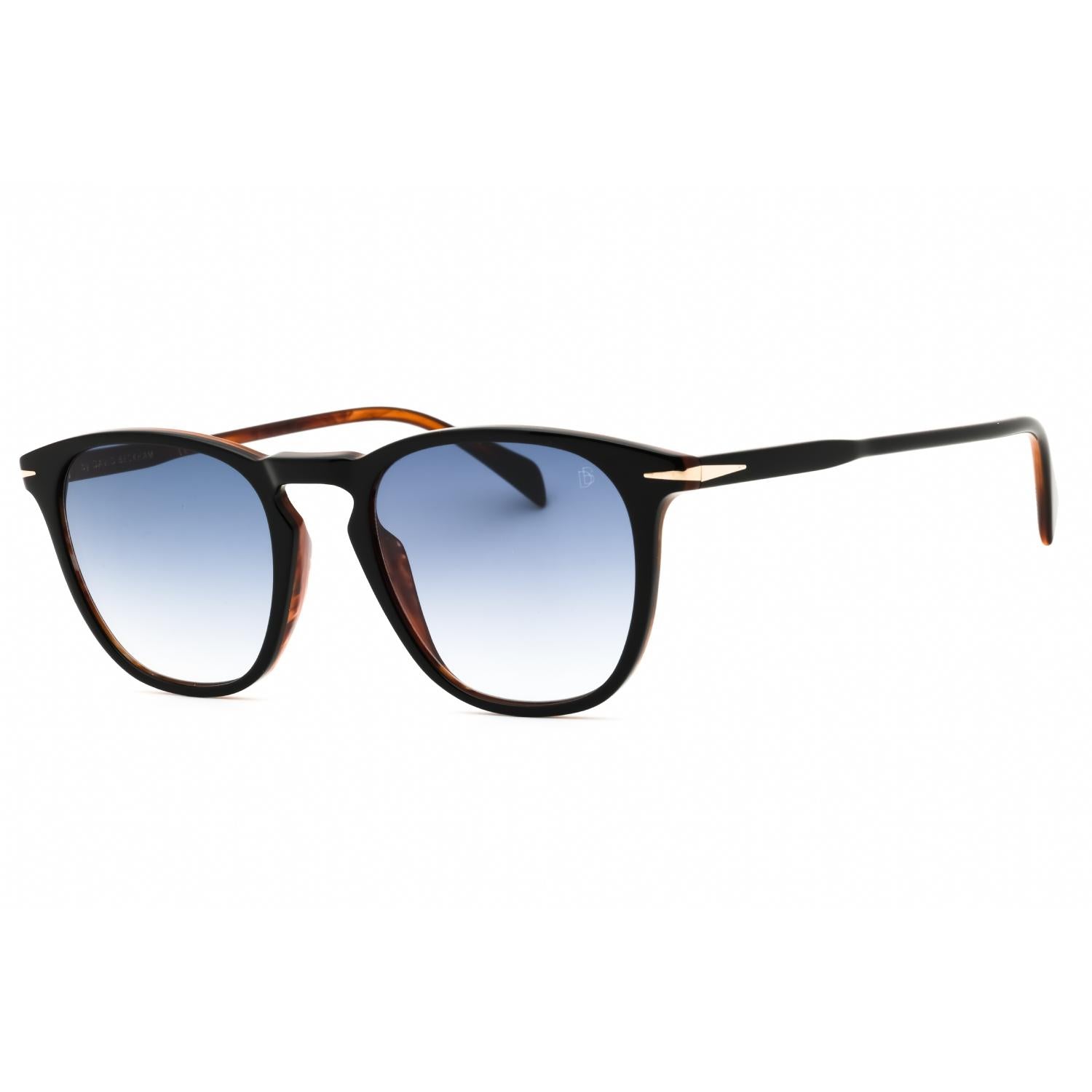 David Beckham DB 1160/S Men Round Sunglasses Shiny Black Gradient Bordeaux