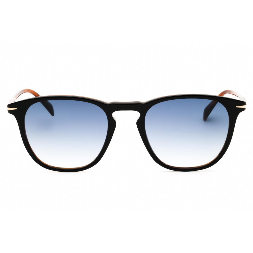 David Beckham DB 1160/S Men Round Sunglasses Shiny Black Gradient Bordeaux
