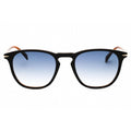 David Beckham DB 1160/S Men Round Sunglasses Shiny Black Gradient Bordeaux