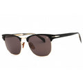 David Beckham DB 7057/F/S Matte Black Gold Grey Sunglasses