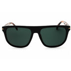David Beckham DB 7111/S Men Rectangular Sunglasses Black Havana / Green Mirror