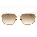 David Beckham DB 7121/G/S Men Rectangular Sunglasses Gold Brown Gradient