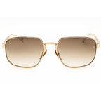 David Beckham DB 7121/G/S Men Rectangular Sunglasses Gold Brown Gradient
