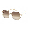 Gucci GG0646S 002 Gold Brown Gradient Oversized Women’s Sunglasses