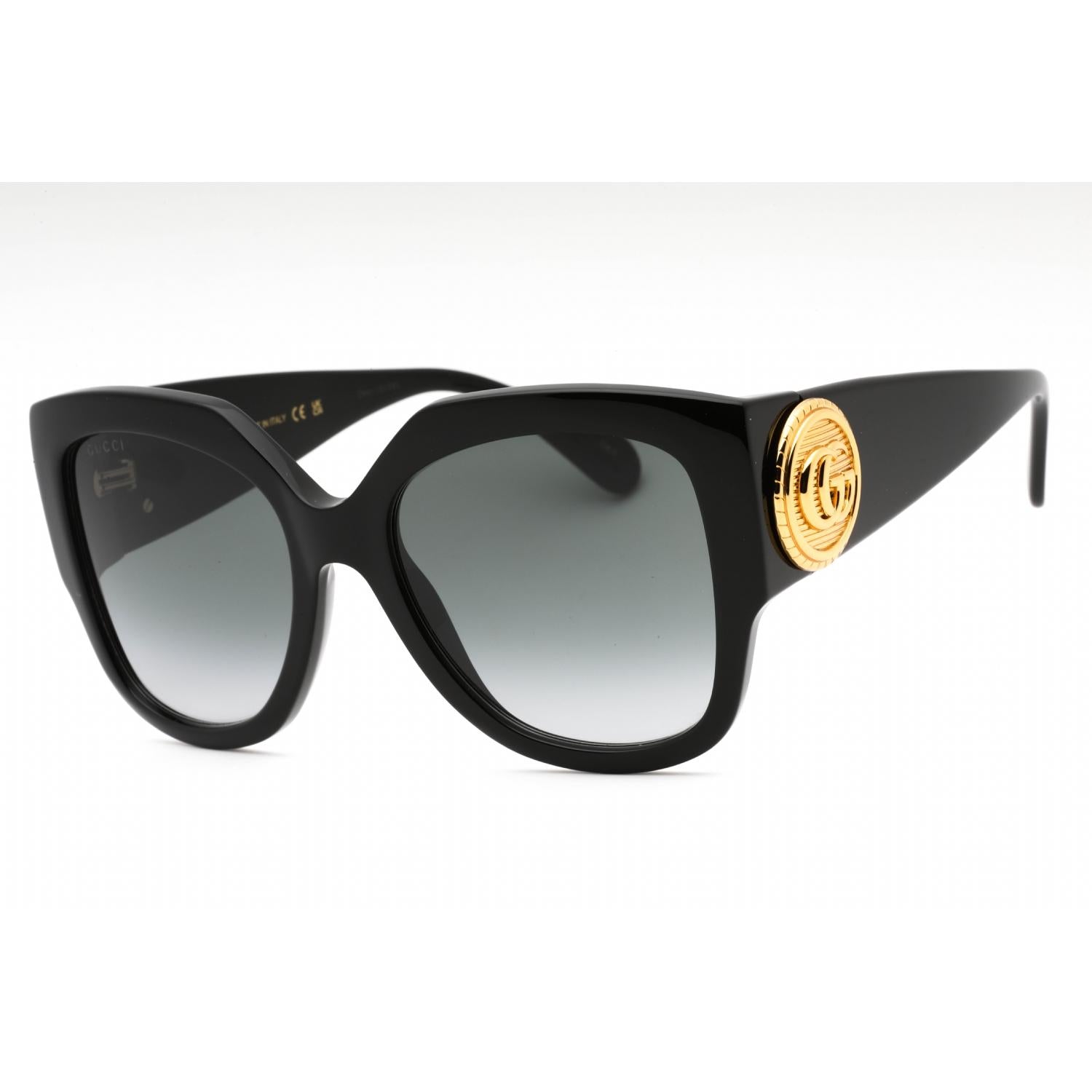 Gucci GG1407S 001 Black Black Grey Sunglasses
