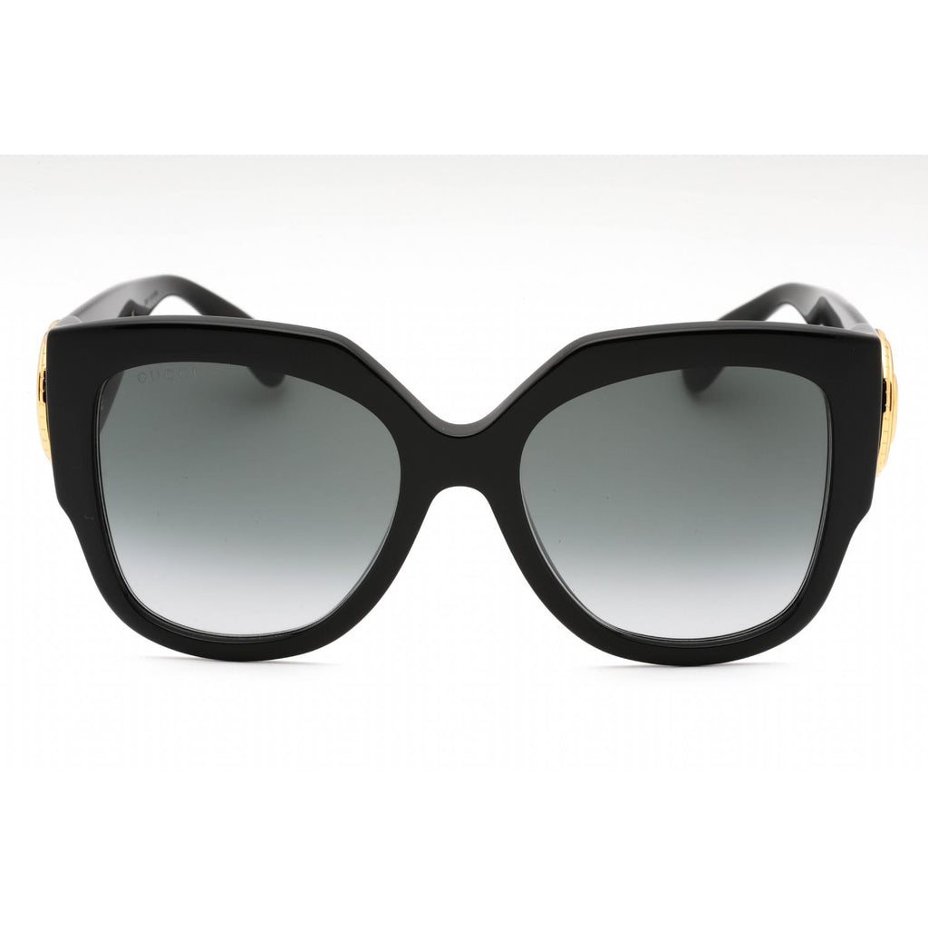 Gucci GG1407S 001 Black Black Grey Sunglasses