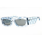 Gucci GG1426S 006 Light Blue Light Blue Grey Rectangular Men’s Sunglasses