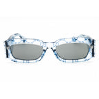 Gucci GG1426S 006 Light Blue Light Blue Grey Rectangular Men’s Sunglasses