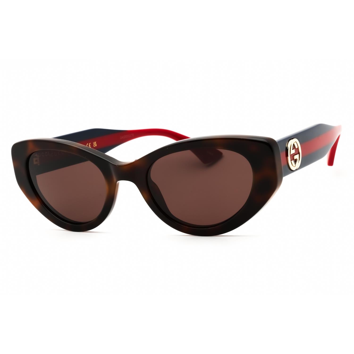 Gucci GG1862S 002 Havana Blue Brown Sunglasses