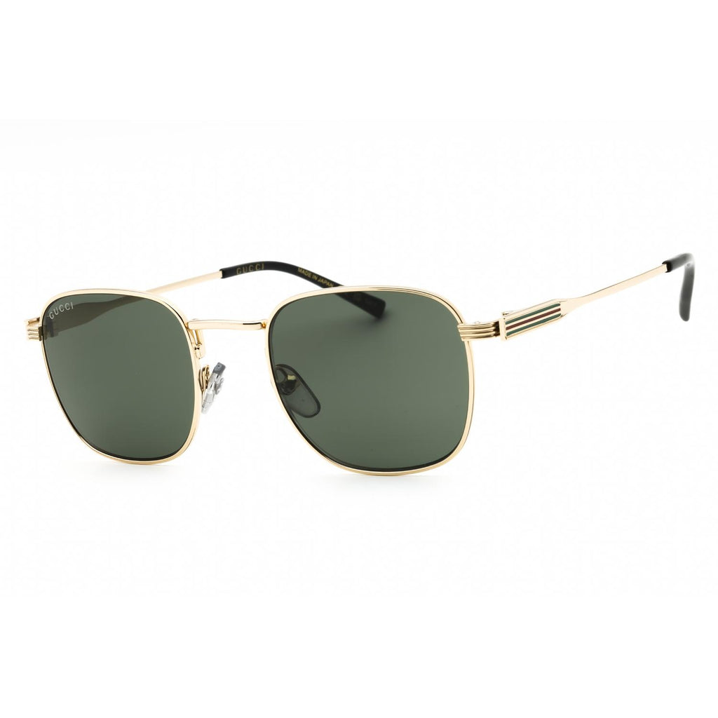 Gucci GG1876S 001 Gold Grey Round Men’s Sunglasses