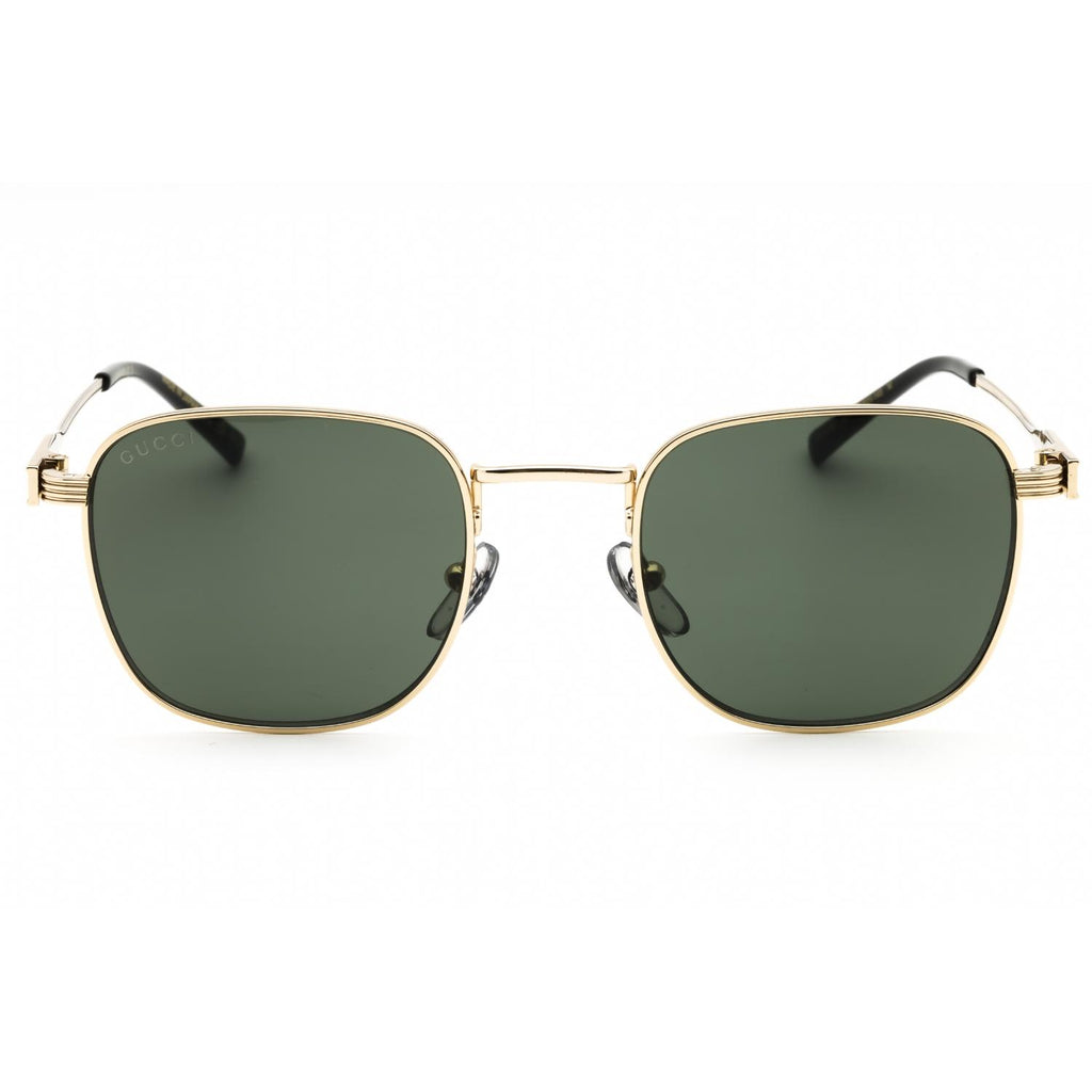 Gucci GG1876S 001 Gold Grey Round Men’s Sunglasses