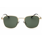Gucci GG1876S 001 Gold Grey Round Men’s Sunglasses