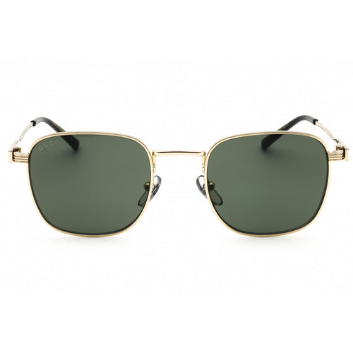 Gucci GG1876S 001 Gold Grey Round Men’s Sunglasses