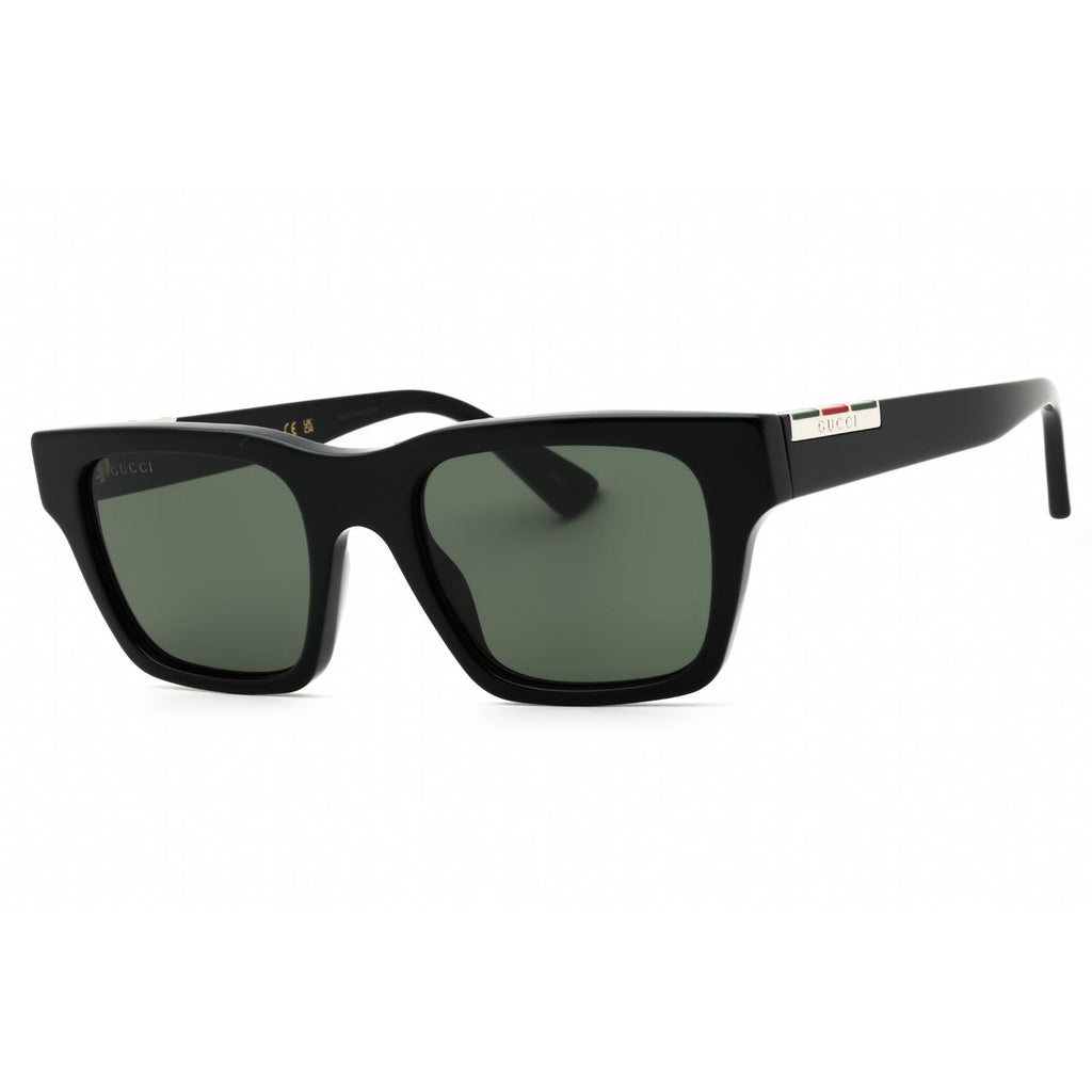 Gucci GG1889S 001 Black Grey Rectangular Men’s Sunglasses