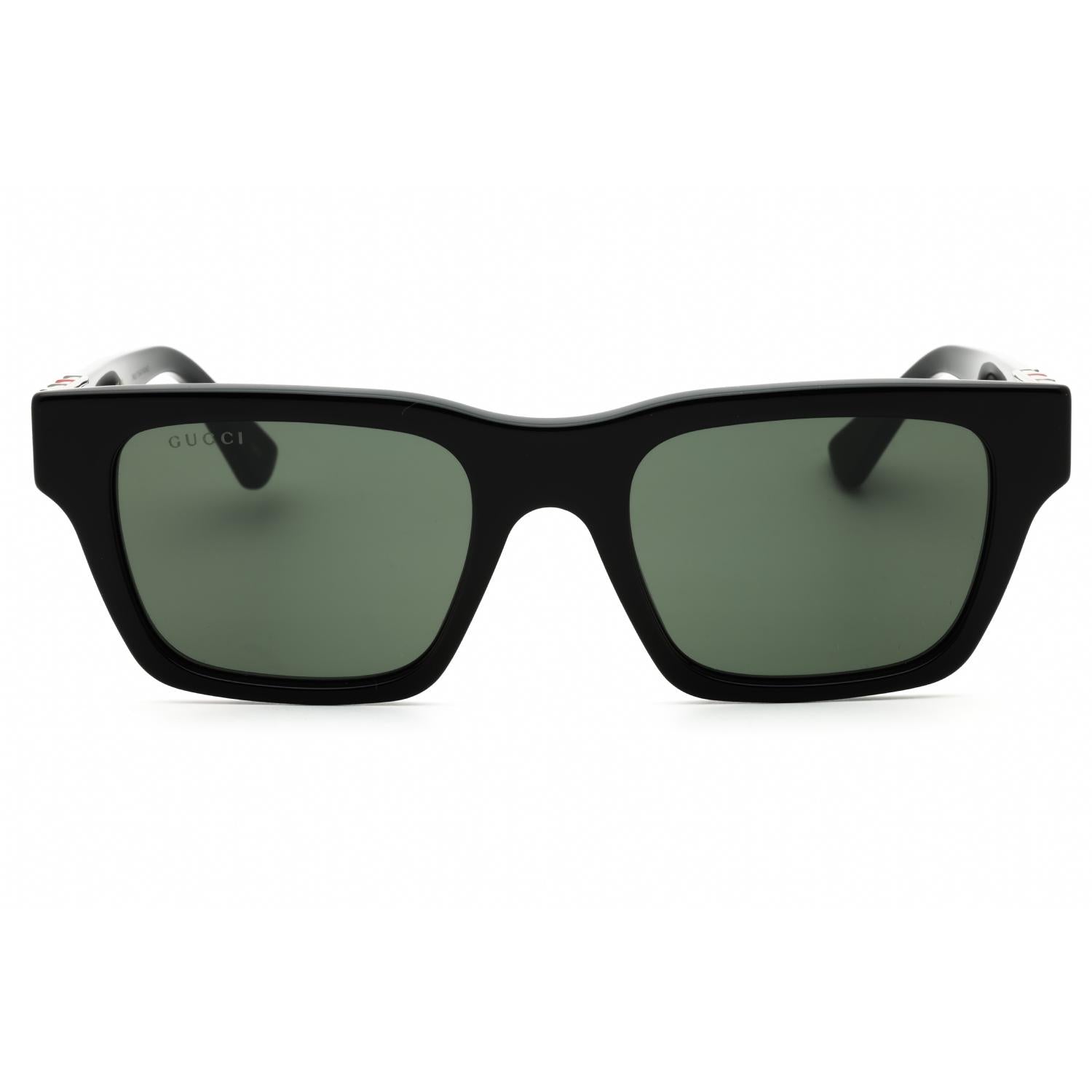 Gucci GG1889S 001 Black Grey Rectangular Men’s Sunglasses