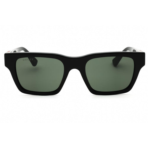 Gucci GG1889S 001 Black Grey Rectangular Men’s Sunglasses