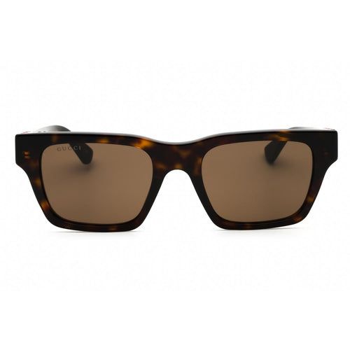 Gucci GG1889S 002 Havana Brown Rectangular Men’s Sunglasses