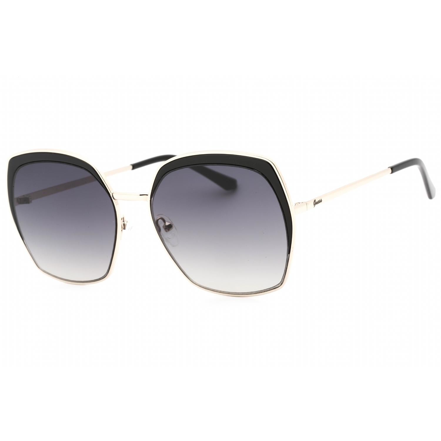 Guess Factory GF0410 Women Oversized Sunglasses Gold / Gradient Smoke