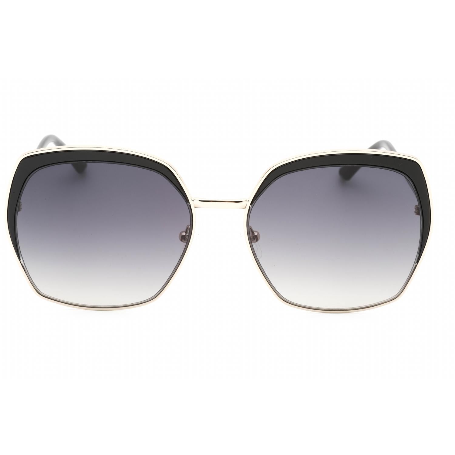 Guess Factory GF0410 Women Oversized Sunglasses Gold / Gradient Smoke