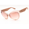 Guess GU00130 Women Oversized Sunglasses Shiny Beige / Bordeaux Mirror