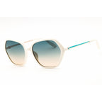 Guess GU00134 Women Round Sunglasses White / Gradient Green