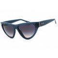 Guess GU00151 Women Cat Eye Sunglasses Shiny Light Blue / Gradient Smoke