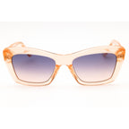 Guess GU00195 Women Cat Eye Sunglasses Orange / Gradient Violet Mirror