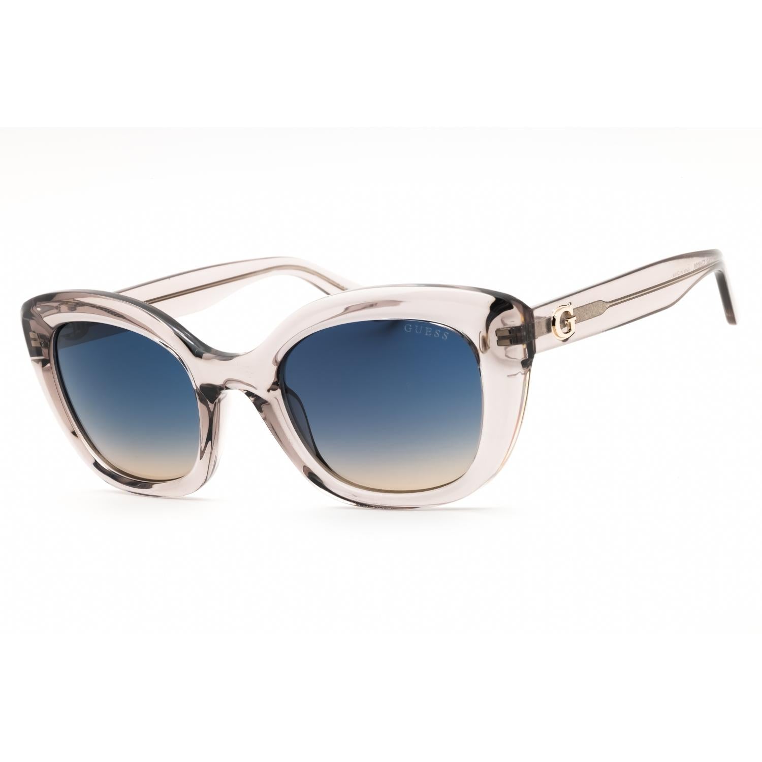 Guess GU00196 Women Cat Eye Sunglasses Grey / Gradient Blue