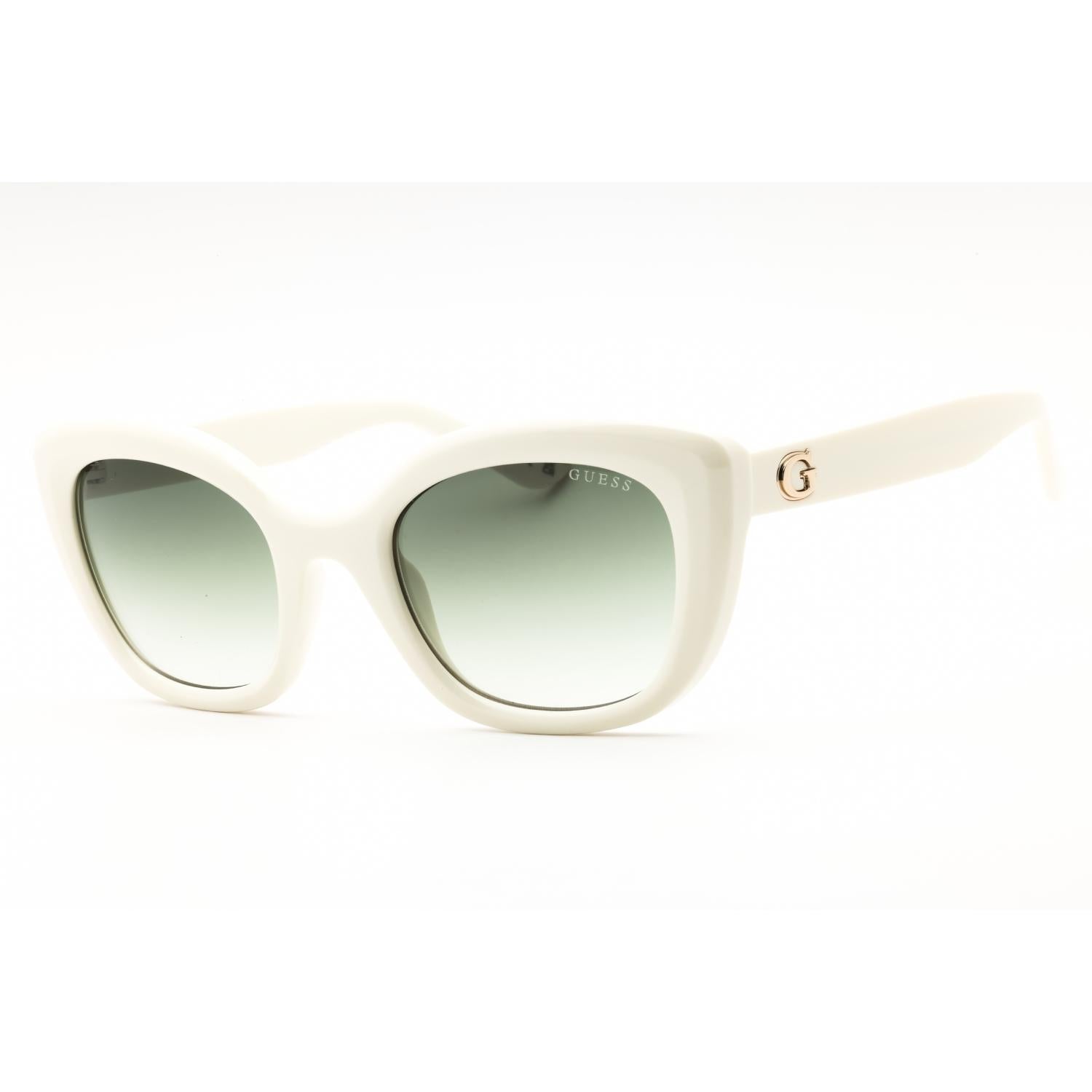 Guess GU00196 Women Cat Eye Sunglasses White / Gradient Green