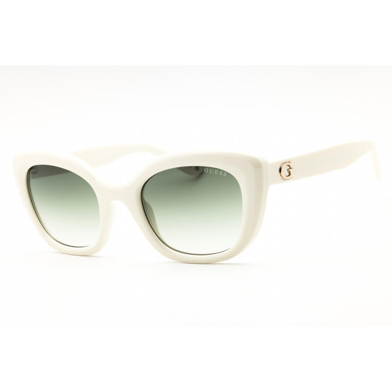 Guess GU00196 Women Cat Eye Sunglasses White / Gradient Green