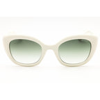 Guess GU00196 Women Cat Eye Sunglasses White / Gradient Green
