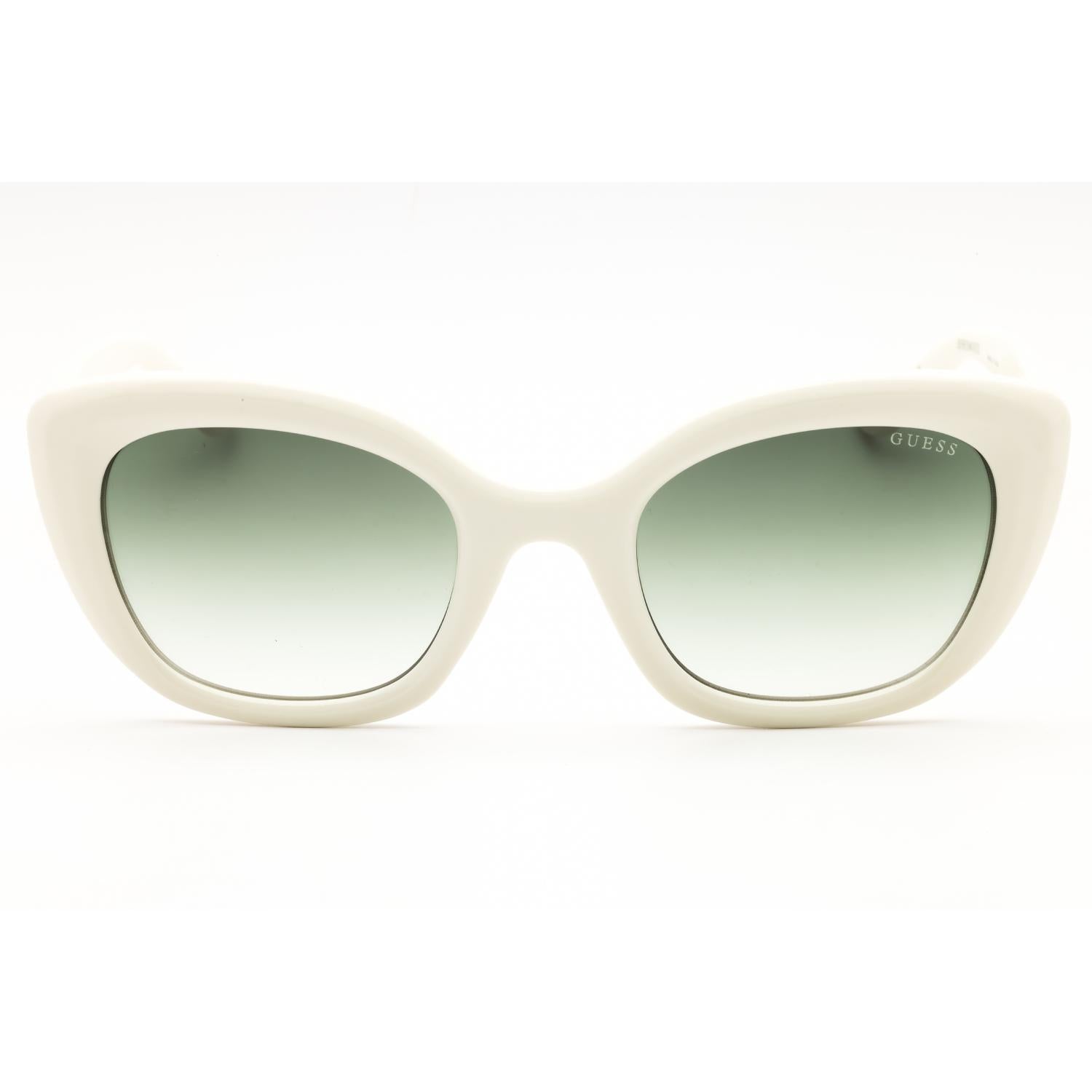 Guess GU00196 Women Cat Eye Sunglasses White / Gradient Green