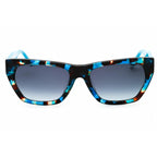 Guess GU00203-H Women Rectangular Sunglasses Turquoise / Havana