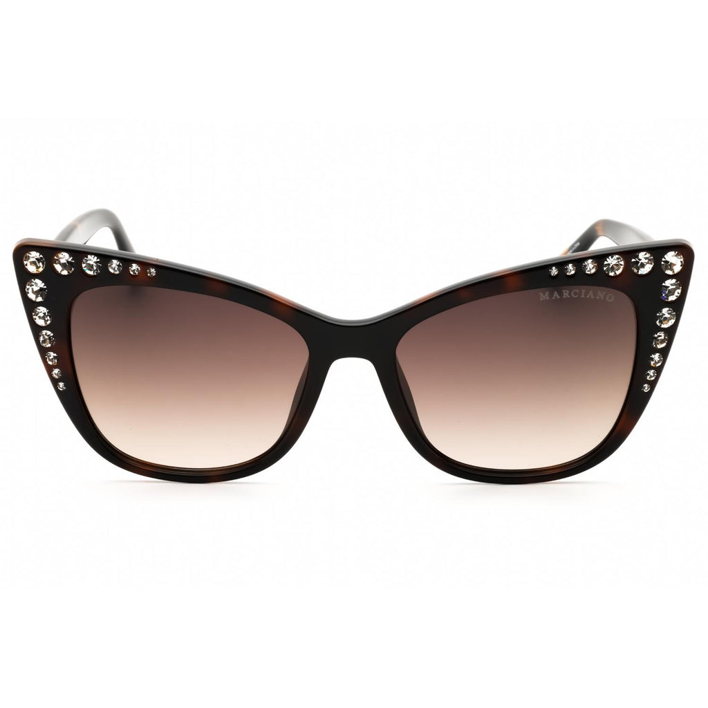 Guess by Marciano GM00000 Dark Havana/Gradient Brown Women's Sunglasses