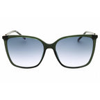 HUGO HG 1275/S Women Rectangular Sunglasses Green / Gray