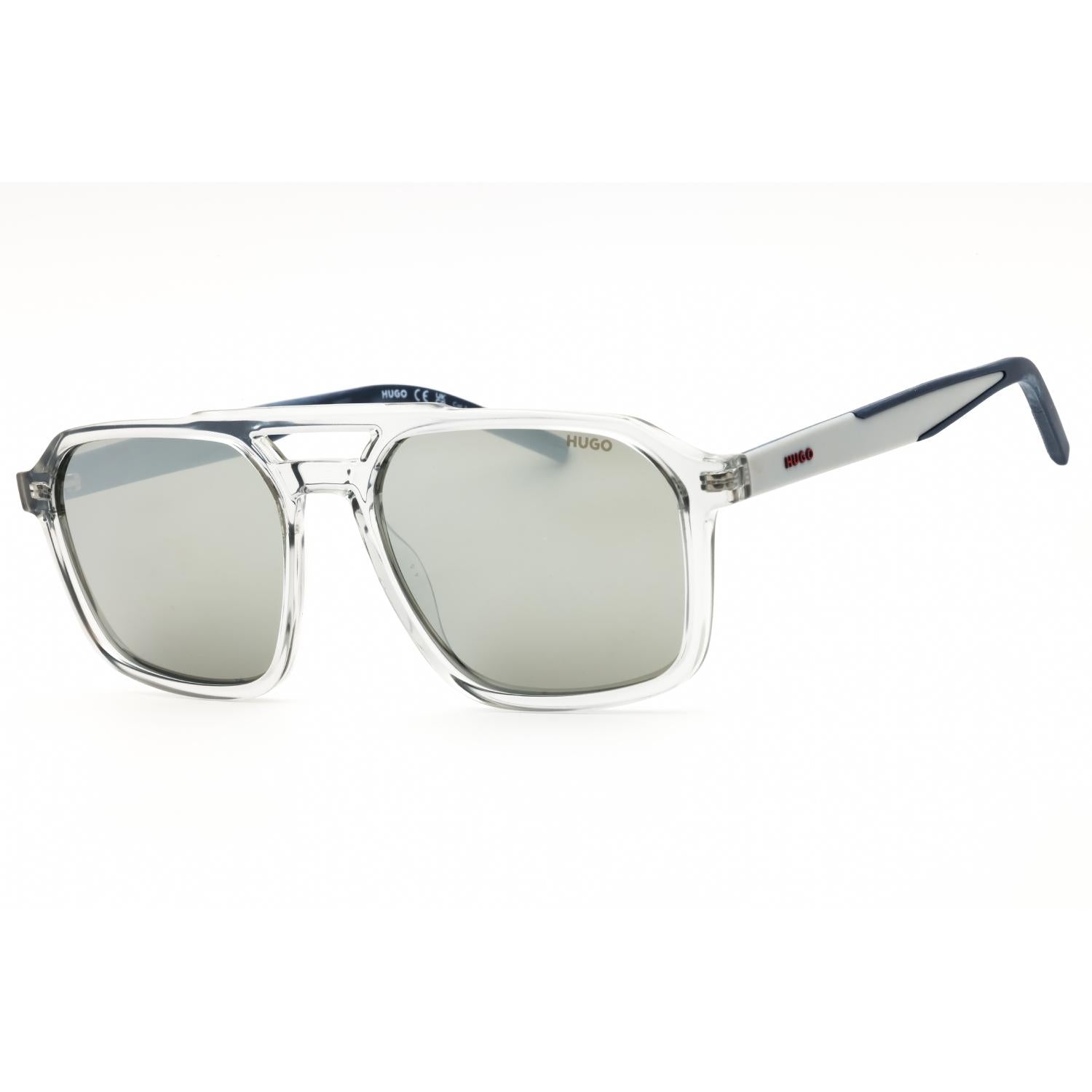 HUGO HG 1335/S Men Rectangular Sunglasses Grey / Silver