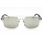 HUGO HG 1335/S Men Rectangular Sunglasses Grey / Silver