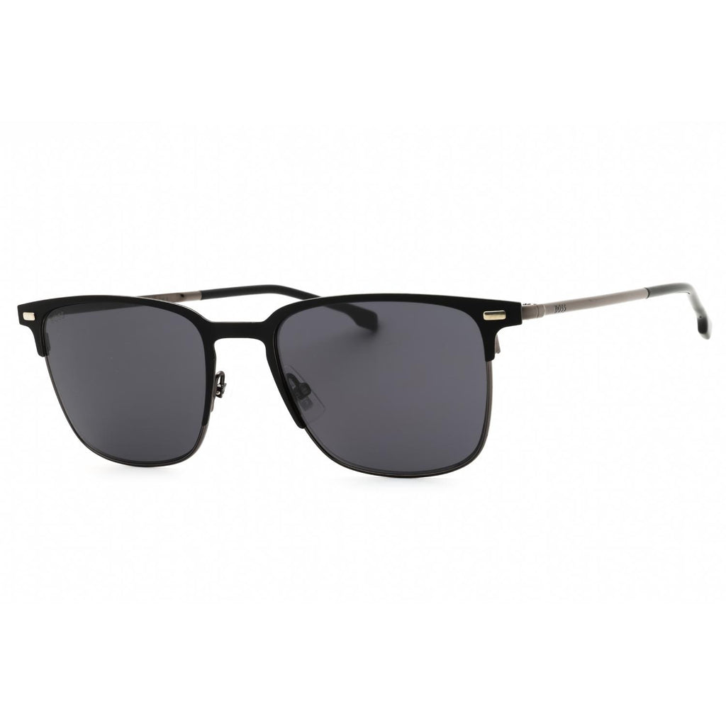 Hugo Boss 1019/S Matte Black IR Gray Blue Lens Sunglasses