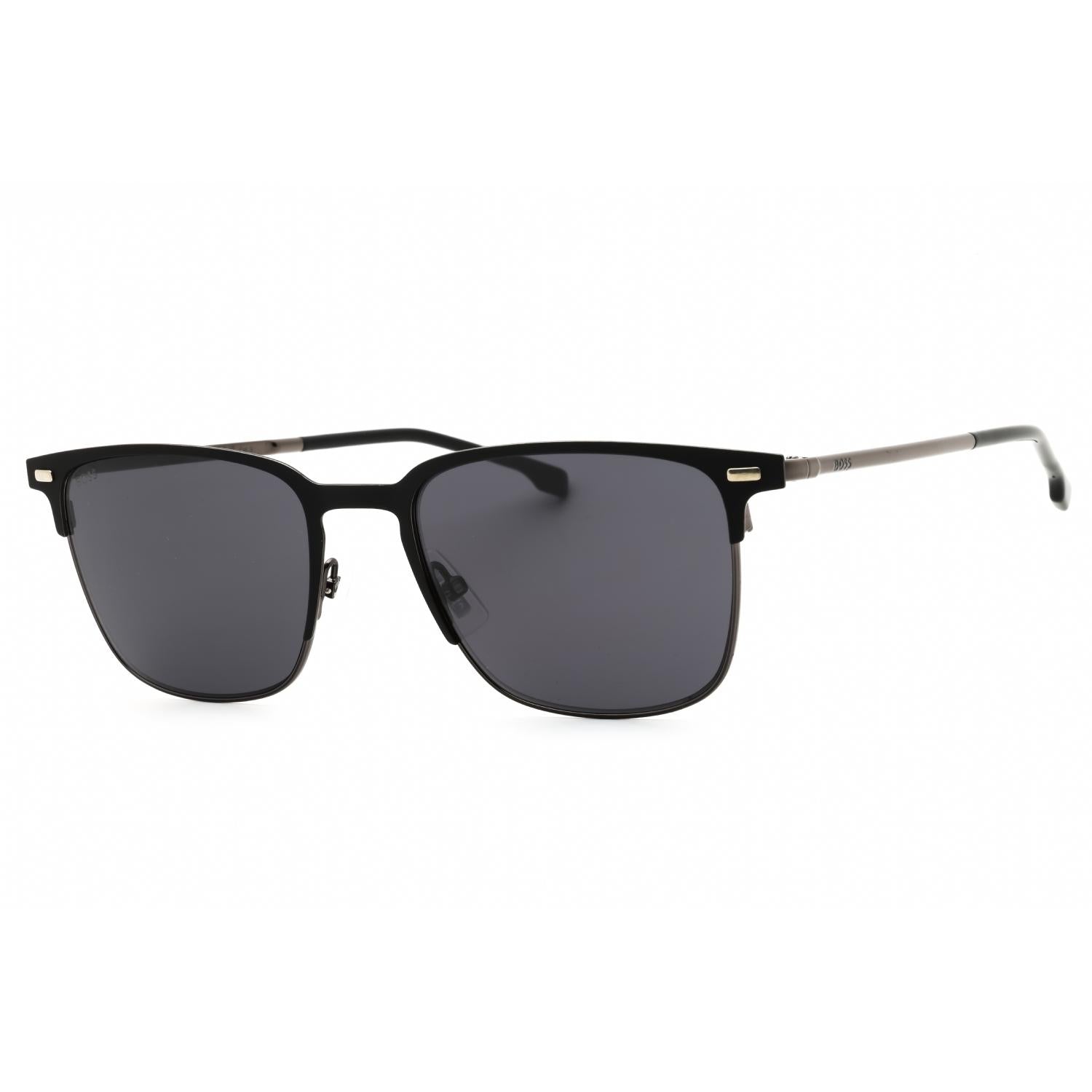 Hugo Boss 1019/S Matte Black IR Gray Blue Lens Sunglasses