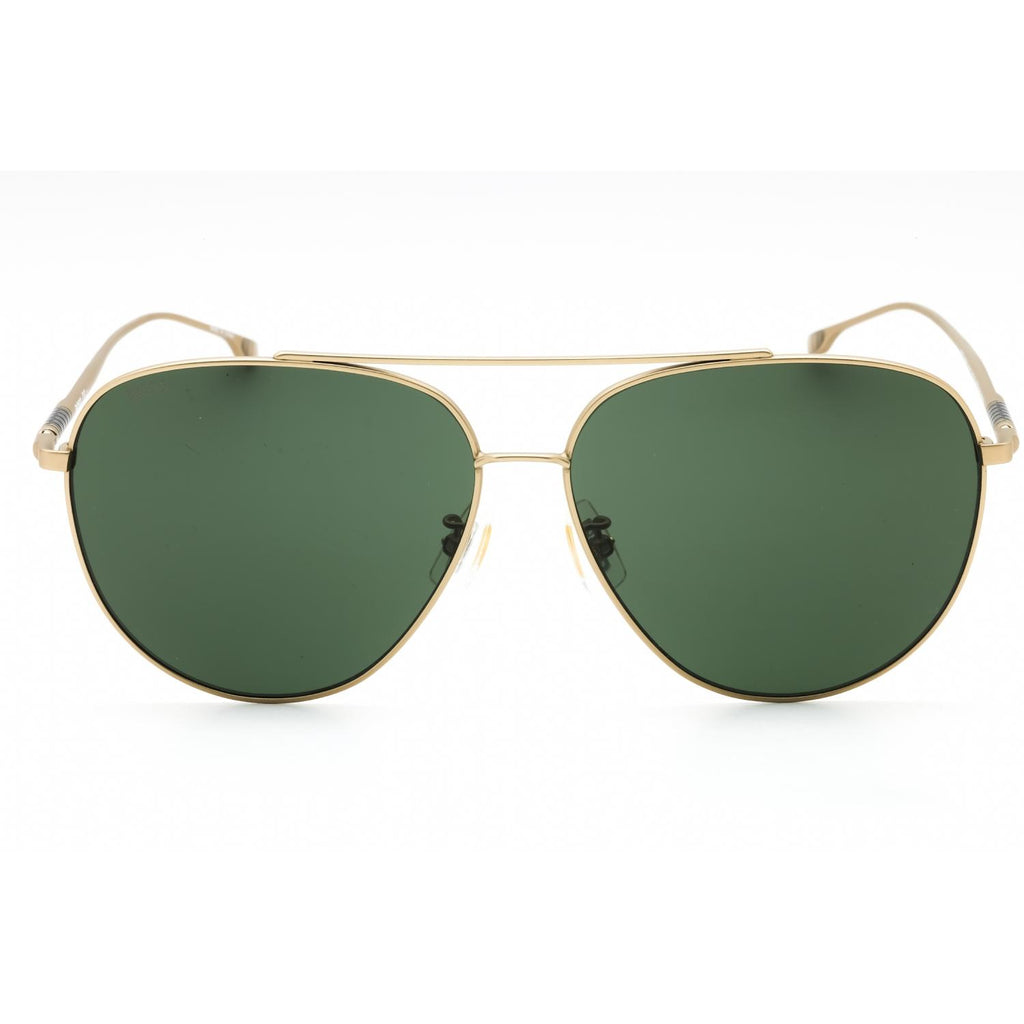 Hugo Boss BOSS 1296/F/S Men Aviator Sunglasses Matte Gold / Green