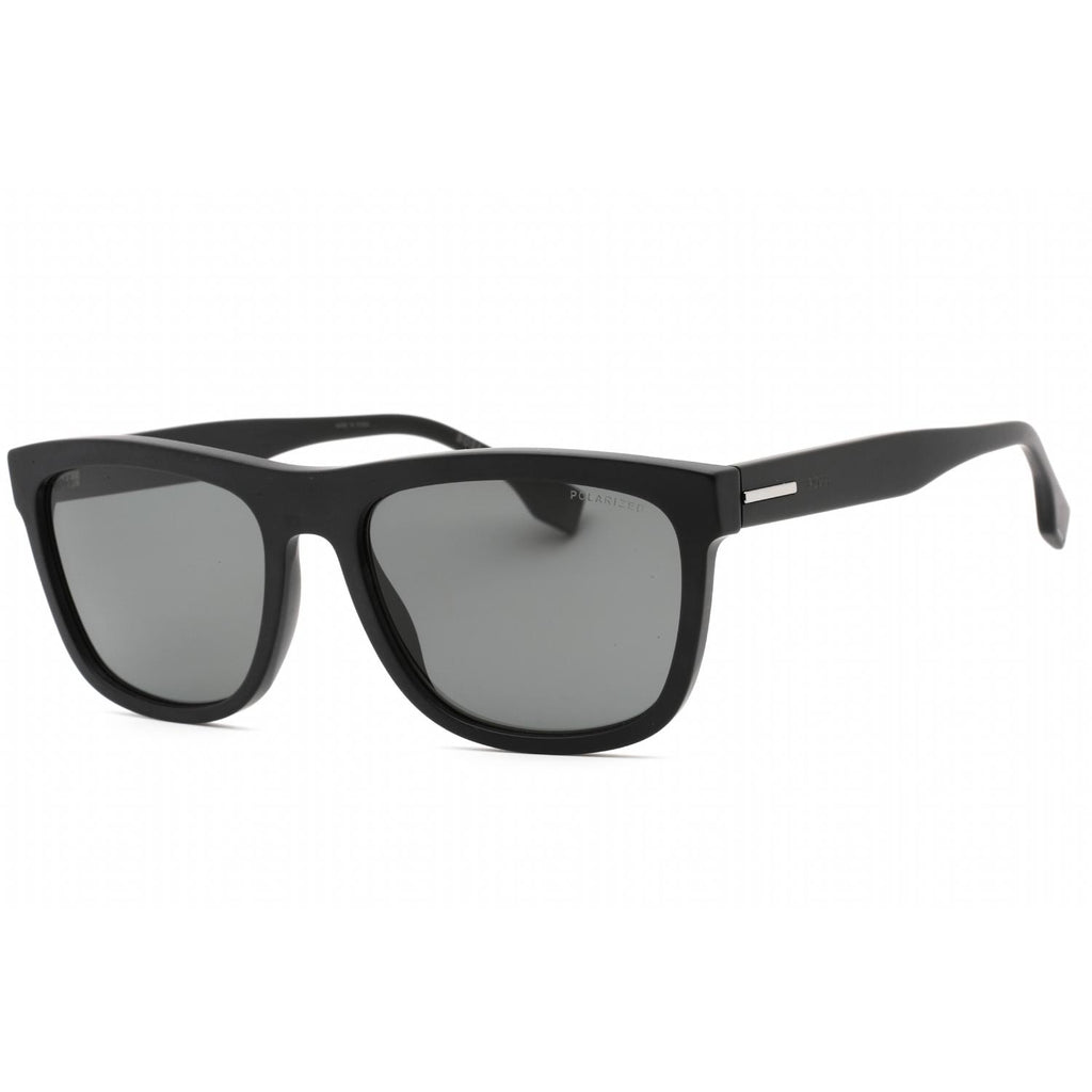 Hugo Boss BOSS 1439/S Men Rectangular Sunglasses Matte Black / Grey PZ