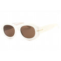 Hugo Boss BOSS 1521/S Women Oval Sunglasses Ivory / Brown