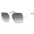 Hugo Boss BOSS 1531/S Women Rectangular Sunglasses Rose Gold / Dark Grey SF