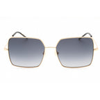 Hugo Boss BOSS 1531/S Women Rectangular Sunglasses Rose Gold / Dark Grey SF