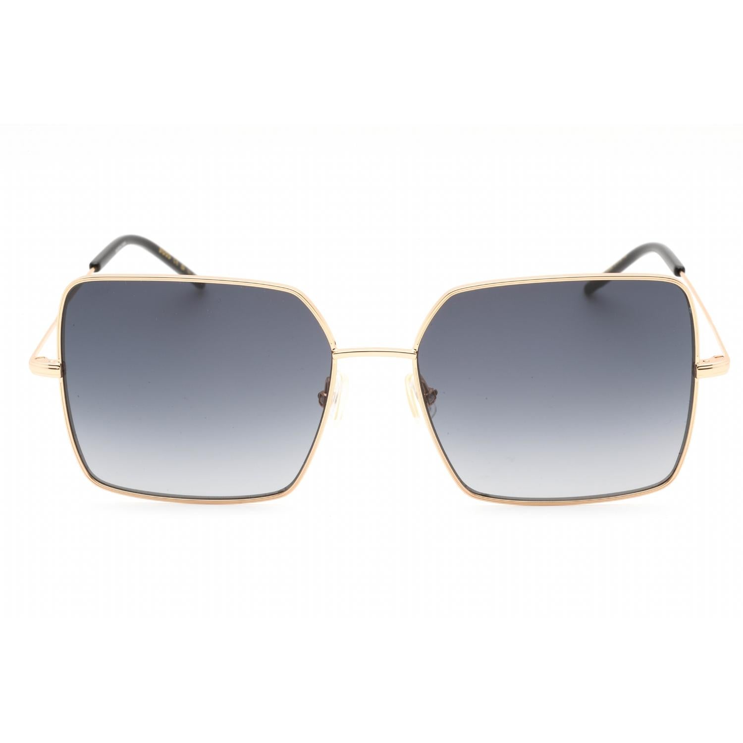 Hugo Boss BOSS 1531/S Women Rectangular Sunglasses Rose Gold / Dark Grey SF