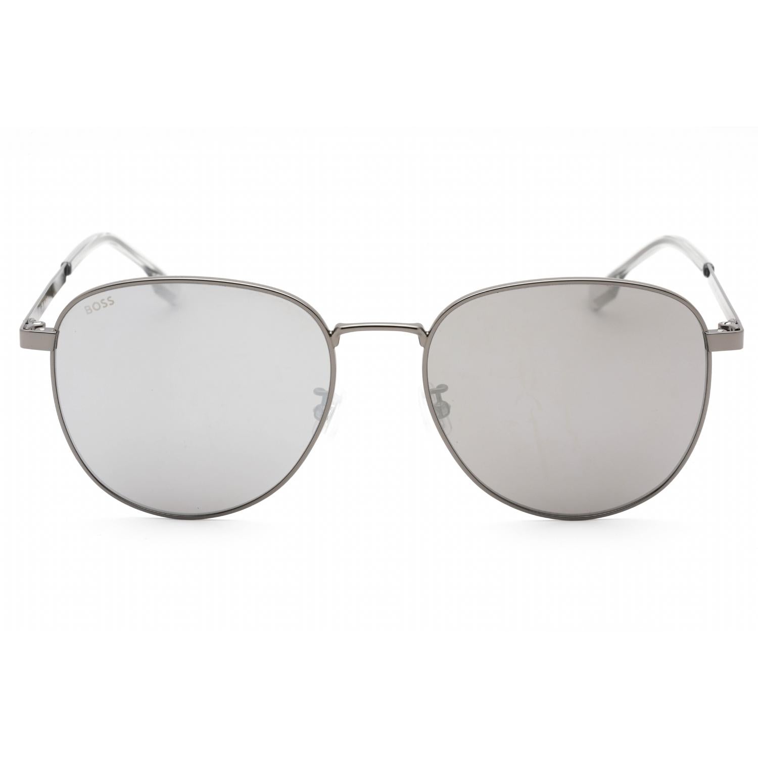 Hugo Boss BOSS 1536/F/S Men Round Sunglasses Ruthenium / Silver SP