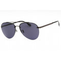 Hugo Boss BOSS 1537/F/SK Men Aviator Sunglasses Dark Ruthenium Black / Grey