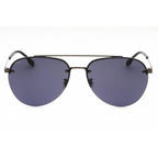 Hugo Boss BOSS 1537/F/SK Men Aviator Sunglasses Dark Ruthenium Black / Grey